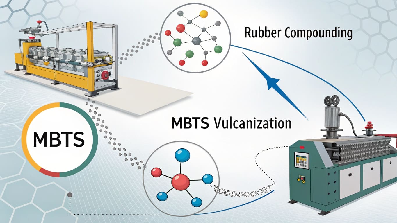 MBTS in rubber compounding and vulcanization