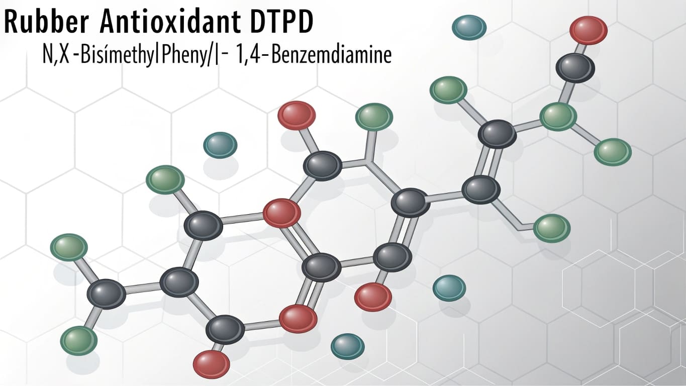 Rubber Antioxidant DTPD Molecule