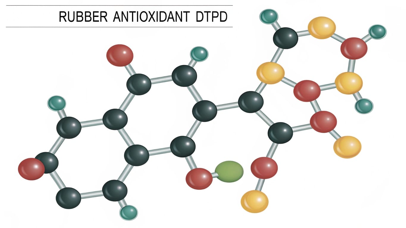 Rubber Antioxidant DTPD Molecule