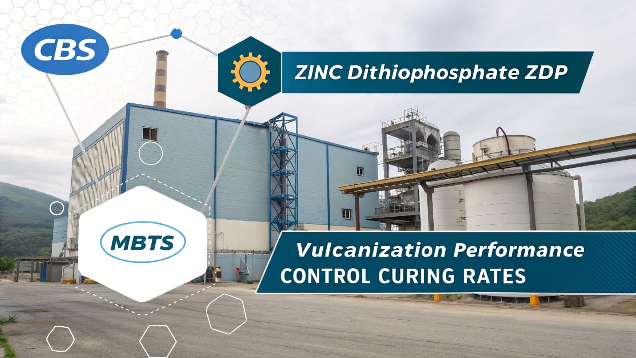 Industrial facility with chemical compounds